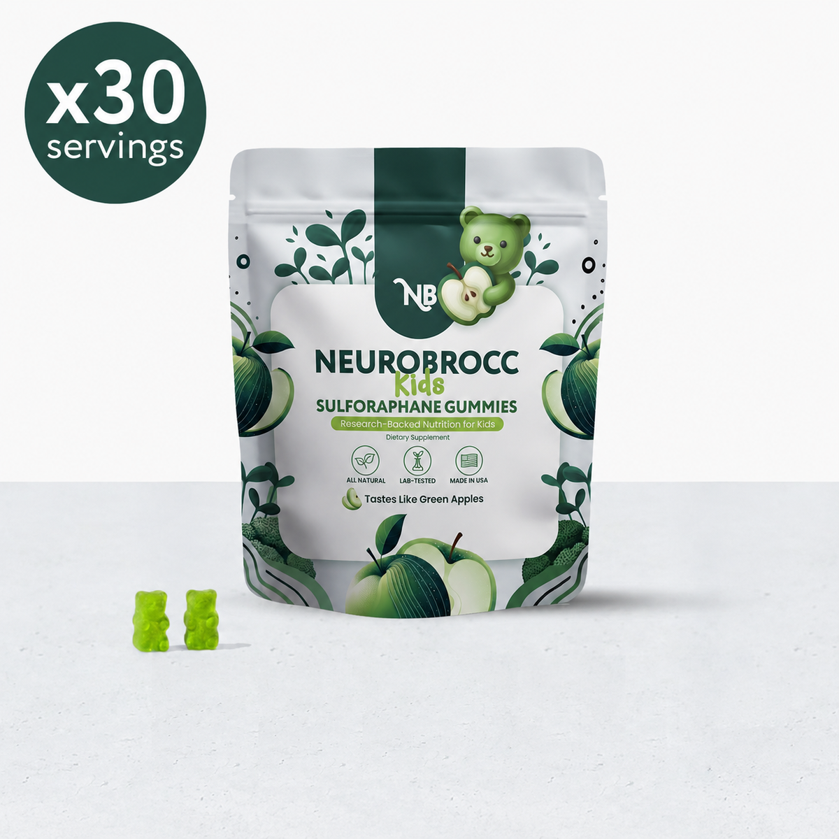 NEUROBROCC Gummies for Kids Supplement Vitamin